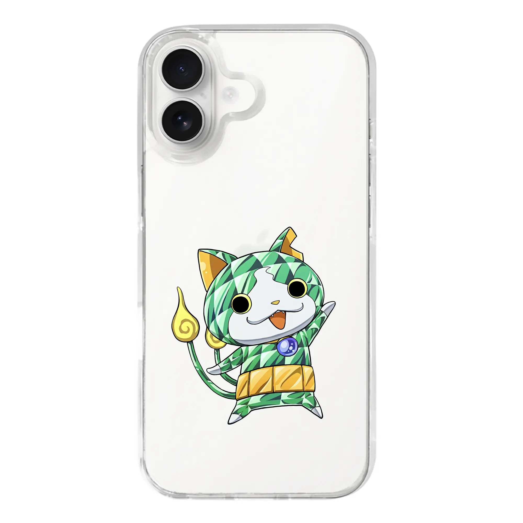 妖怪ウォッチ グッズ,ジバニャン - iPhone 17シリーズ 透明スマホケース – 薄型・耐衝撃・精密フィット保護カバー